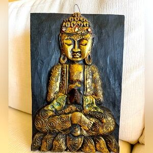 Balinese Wood Buddha Wall/Room Decoration